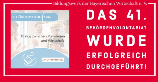 Volontariate Behörden – Wirtschaft – fruchtbarer Austasuch mit Tradition
