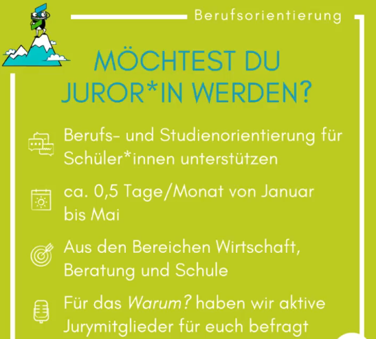 Berufswahl-SIEGEL – Ehrenamtliches Engagement als Jurymitglied
