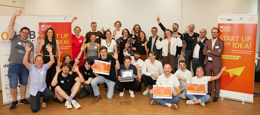 “5-Euro-Business“-Wettbewerb in Regensburg und Amberg-Weiden kürt im Sommersemester 2024 innovative Geschäftsideen