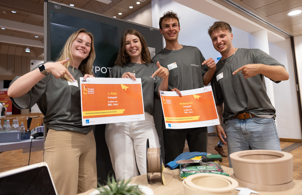 “5-Euro-Business“ – Kreative Ideen und unternehmerisches Denken an der Universität Augsburg