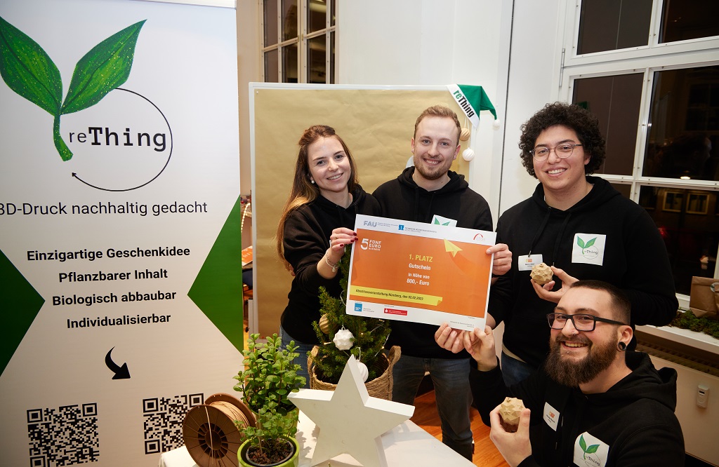 5-Euro-Business – Nachhaltige Geschäftsidee überzeugt im Finale des Gründungswettbewerbs am Hochschulstandort Erlangen-Nürnberg