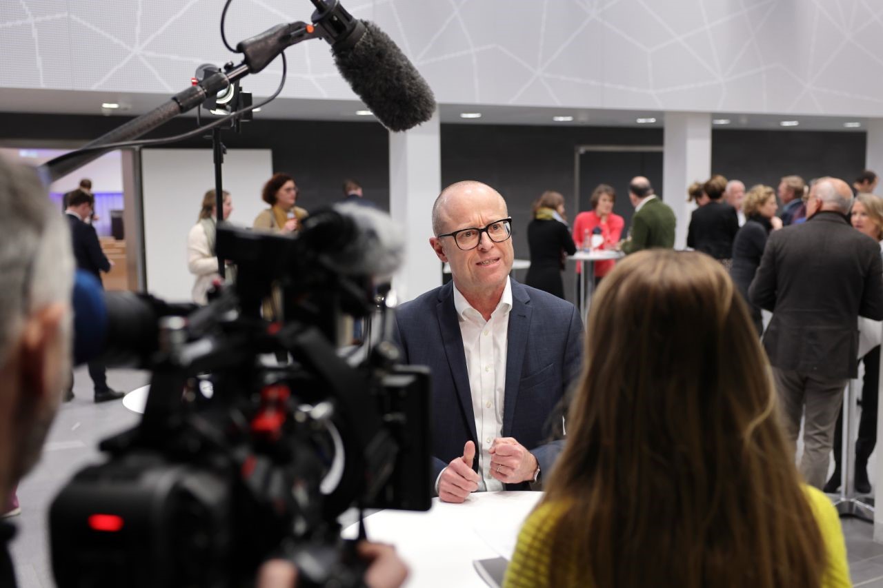Herr Dr. Prechtl im Interview auf dem Kongress.
