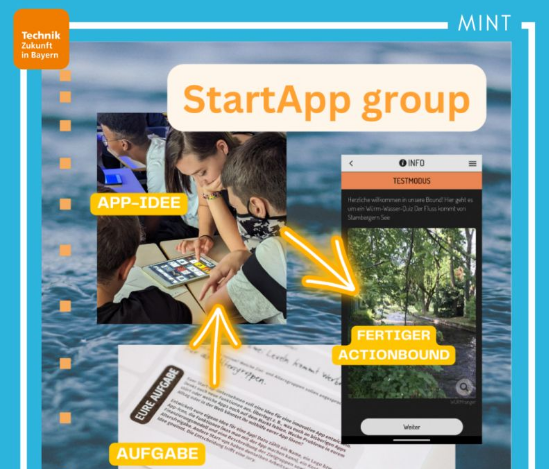 Technik – Zukunft in Bayern – StartApp – Action an der Würm